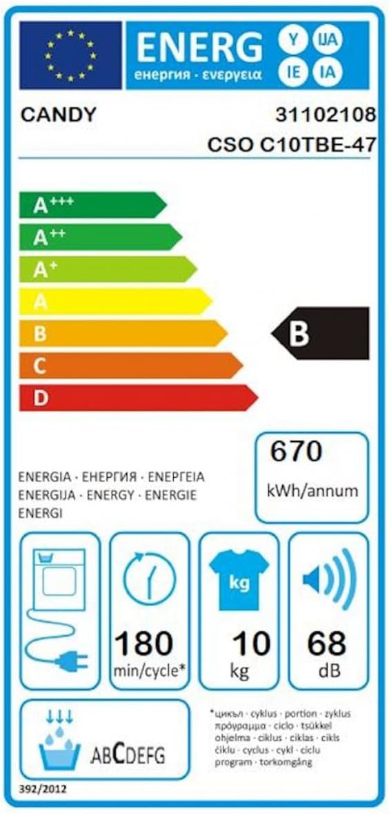Sèche-linge Candy CSOE C10TBE-47