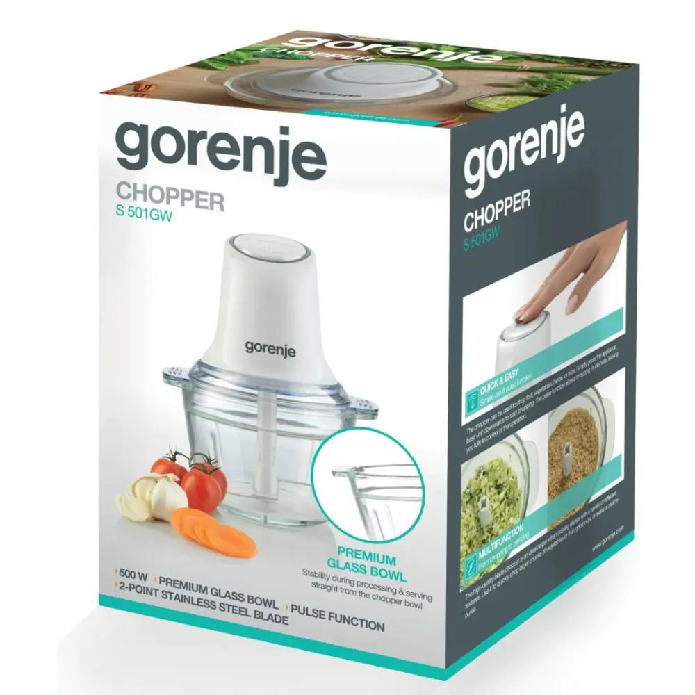 Hachoir / Mini‑chopper Gorenje – Réf. S 501GW